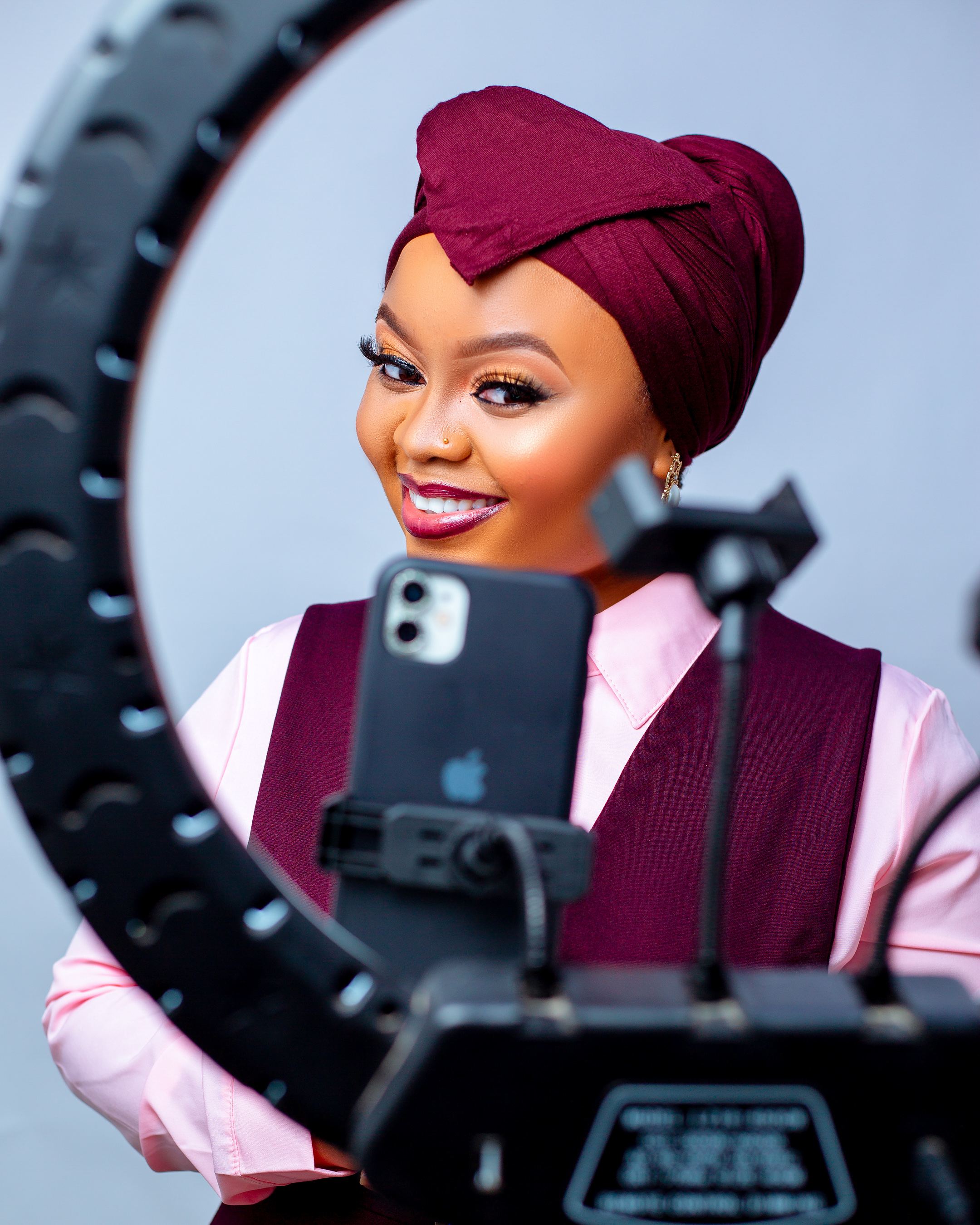 A striking portrait of a professional in Tanzania.